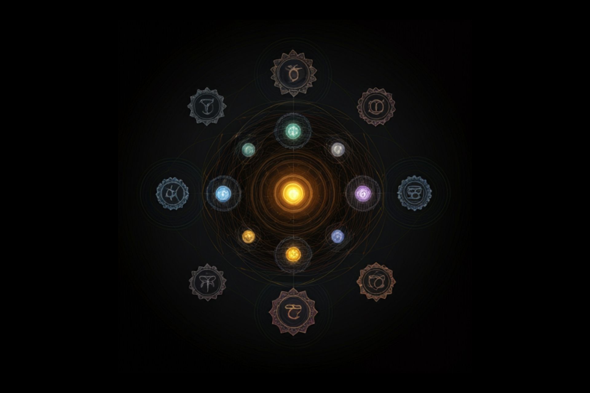 Astrologie und Chakren: Wie Planeten die Energiezentren beeinflussen