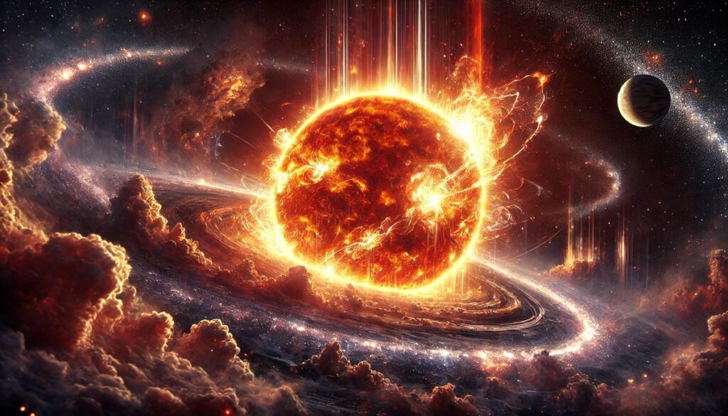 Einfluss von Sonnenstürmen auf das menschliche Energiefeld