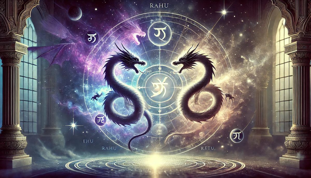 Das astrologische Geheimnis der Drachenachse: Rahu und Ketu verstehen